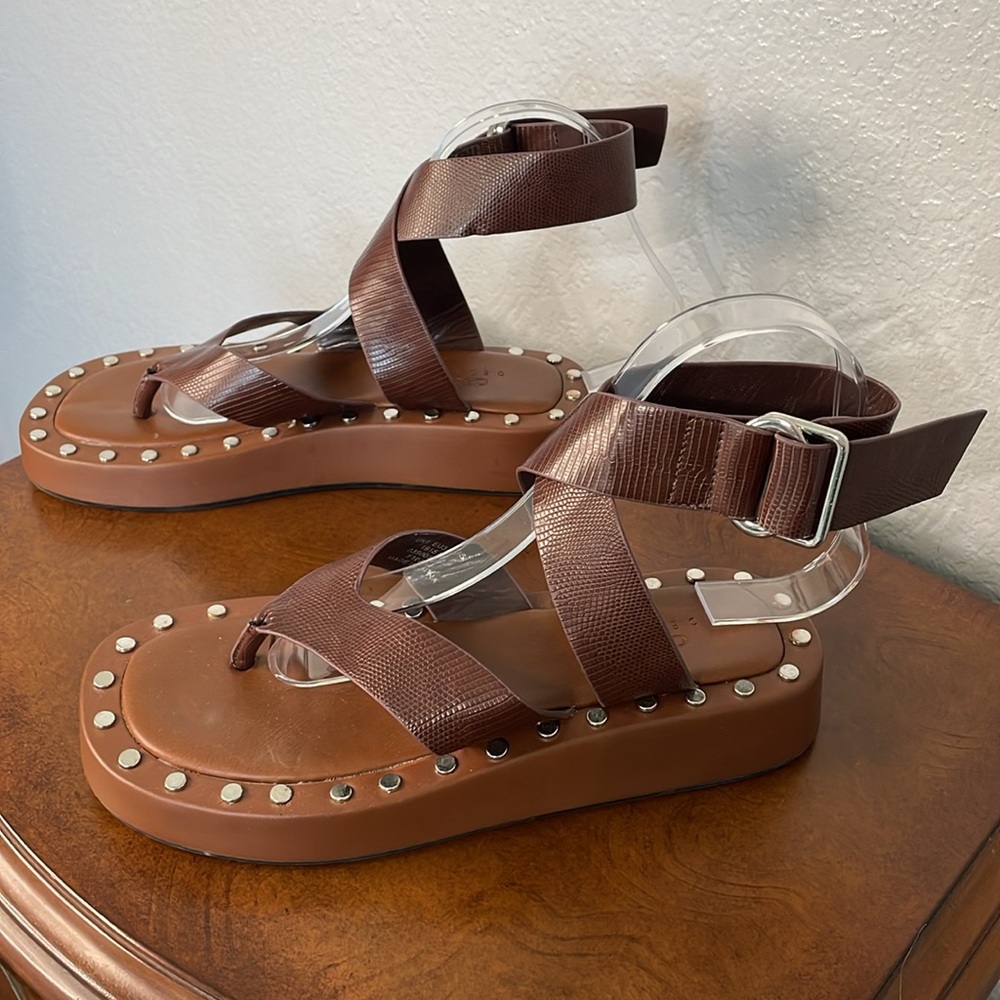 ASOS DEGIGN chunky studded sandals 6
